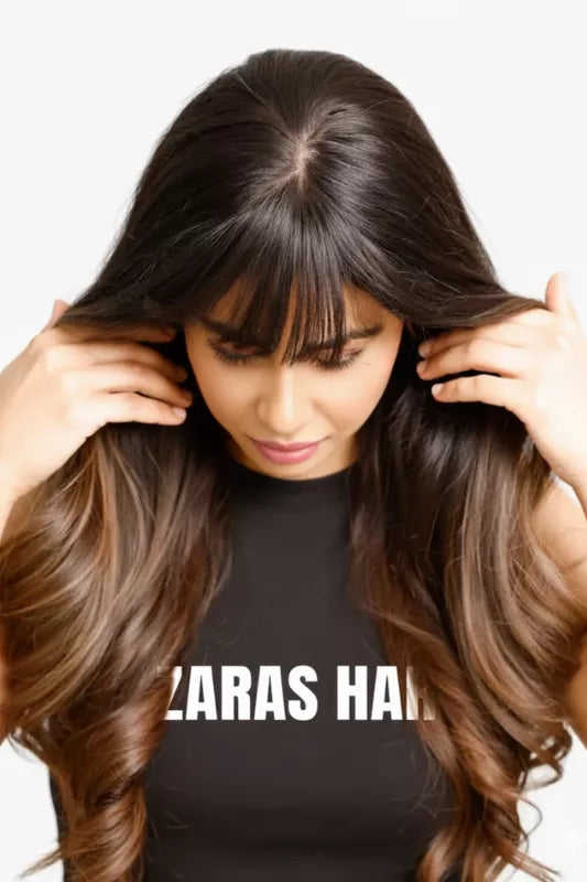 Hair Topper With Bangs