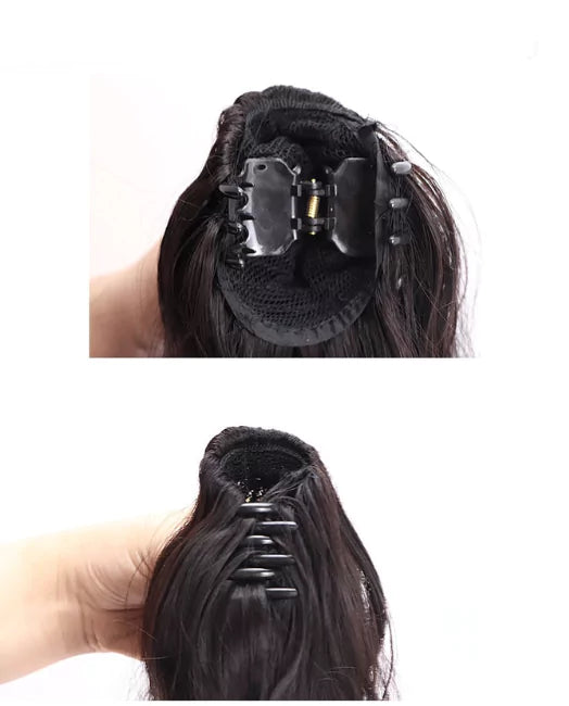 OMBRE WAVY CATCHER PONYTAIL